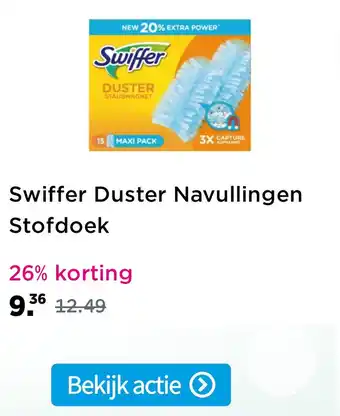 Plein.nl Swiffer duster navullingen stofdoek aanbieding