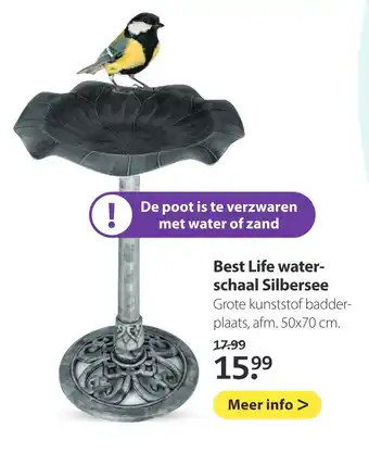 Pets Place Best life water- schaal silbersee aanbieding