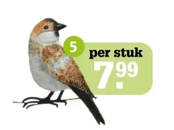 Marskramer Wanddecoratie 'vogel' aanbieding