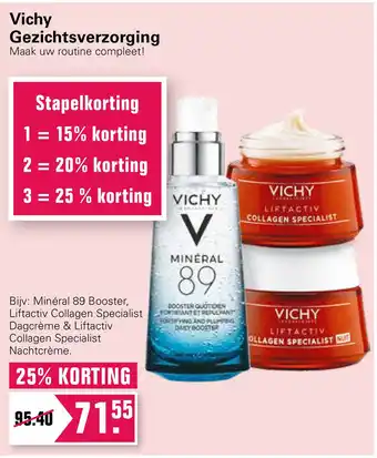 De Online Drogist Vichy gezichtsverzorging aanbieding