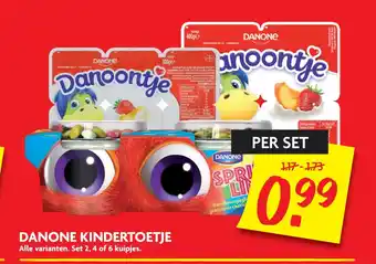 Dekamarkt Danone kindertoetje aanbieding