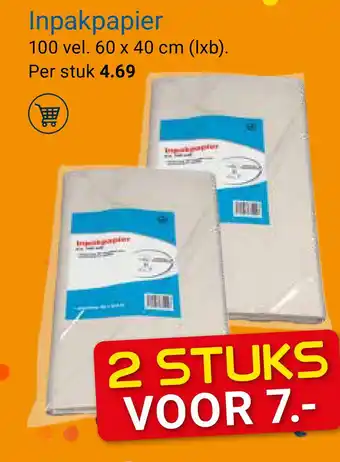 Kluswijs Inpakpapier aanbieding