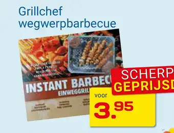 Kluswijs Grillchef wegwerpbarbecue aanbieding