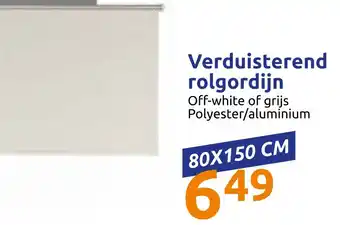 Action Verduisterend rolgordijn aanbieding