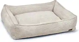 Intratuin Designed by Lotte hondenmand Ribbed grijs 95 x 80 x 25 cm aanbieding