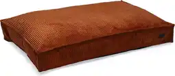 Intratuin Designed by Lotte hondenkussen Ribbed terracotta 120 x 80 x 15 cm aanbieding