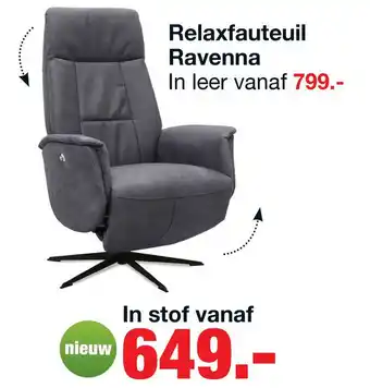 Budget Home Store Relaxfauteuil ravenna aanbieding