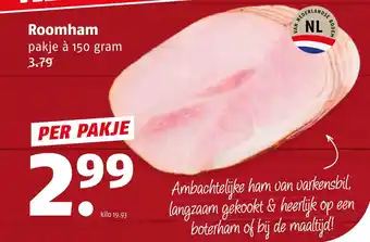 Poiesz Roomham aanbieding