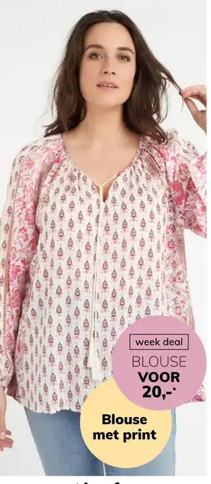 MS Mode Blouse met print aanbieding