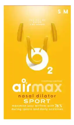 De Online Drogist Airmax Sport Nasal Dilator Small/Medium aanbieding