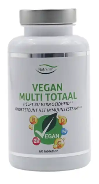 De Online Drogist Nutrivian Vegan Multi Totaal Tabletten aanbieding