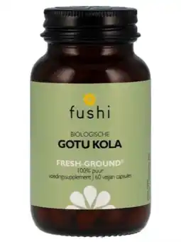 De Online Drogist Fushi Biologische Gotu Kola Capsules aanbieding
