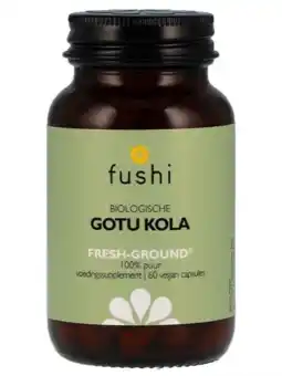 De Online Drogist Fushi Biologische Gotu Kola Capsules aanbieding
