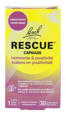 De Online Drogist Bach Rescue Balans en Posiviteit Capsules aanbieding