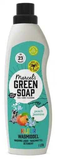 De Online Drogist Marcels Green Soap Perzik Jasmijn Kleur Wasmiddel aanbieding