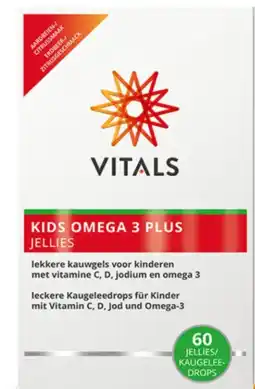 De Online Drogist Vitals Kids Omega 3 Plus Jellies aanbieding