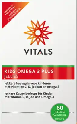 De Online Drogist Vitals Kids Omega 3 Plus Jellies aanbieding