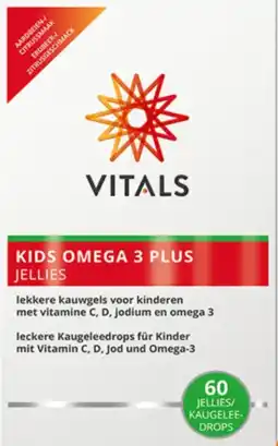De Online Drogist Vitals Kids Omega 3 Plus Jellies aanbieding