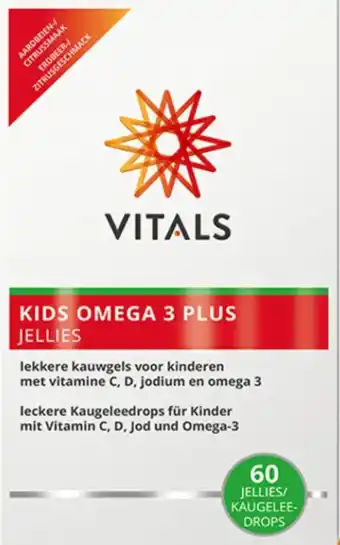 De Online Drogist Vitals Kids Omega 3 Plus Jellies aanbieding