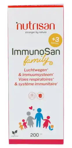 De Online Drogist Nutrisan ImmunoSan Family Siroop aanbieding