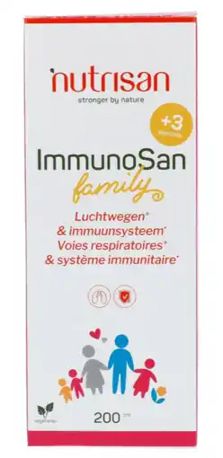 De Online Drogist Nutrisan ImmunoSan Family Siroop aanbieding