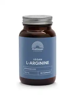 De Online Drogist Mattisson HealthStyle L-Arginine 500mg Capsules aanbieding