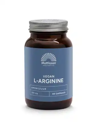 De Online Drogist Mattisson HealthStyle L-Arginine 500mg Capsules aanbieding