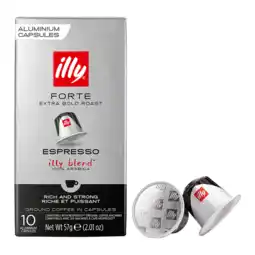 Koffievoordeel.nl illy Forte - 10 koffiecups aanbieding