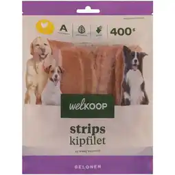 Welkoop Welkoop - Strips - Kip - 400 gram aanbieding