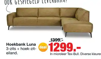 Budget Home Store Hoekbank luna aanbieding