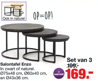 Budget Home Store Salontafel enzo aanbieding