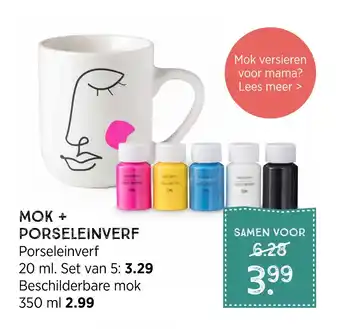 Xenos Mok + porseleinverf aanbieding