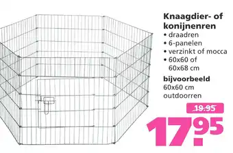 Ranzijn Knaagdier- of konijnenren aanbieding