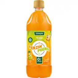 Jumbo Slimpie Kids Siroop Perzik Peerrr Smaak 580ml aanbieding