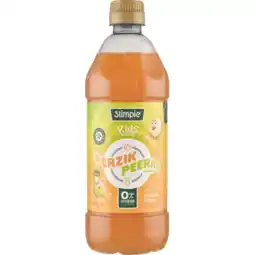 Jumbo Slimpie Kids Siroop Perzik Peerrr Smaak 580ml aanbieding