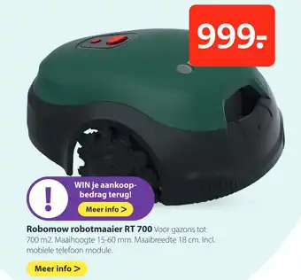 Pets Place Robomow robotmaaier rt 700 aanbieding