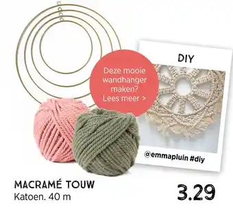 Xenos Macramé touw aanbieding