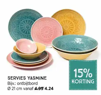 Xenos Servies yasmine aanbieding