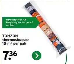 GAMMA Tonzon thermoskussen vloerisolatie 80 cm x 25 m Rd >4.8 aanbieding