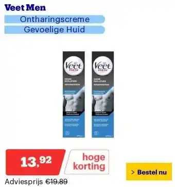 Bol.com Veet Men aanbieding