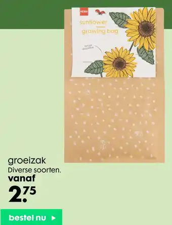 HEMA Groeizak aanbieding