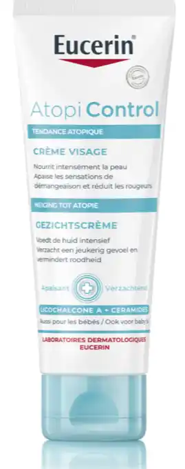 De Online Drogist Eucerin AtopiControl Kalmerende Gezichtscrème aanbieding