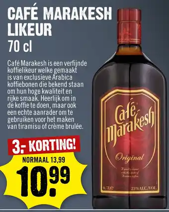 Dirck 3 Café Marakesh Likeur aanbieding