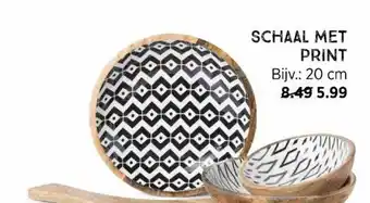 Xenos Shaal met print 20cm aanbieding