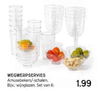 Xenos Wegwerpservies aanbieding