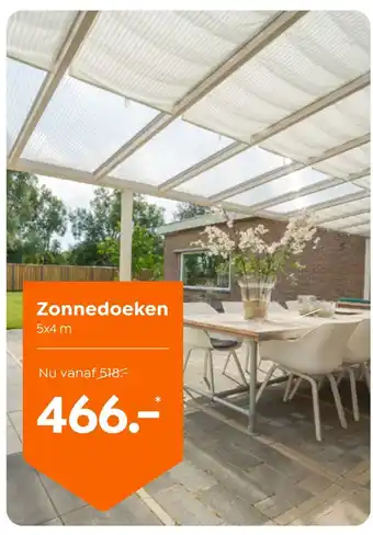 Verasol Zonnedoeken aanbieding