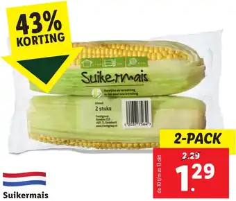 Lidl Suikermais aanbieding