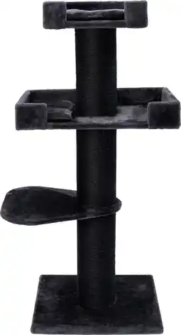 Intratuin Intratuin krabpaal Bas zwart 60 x 60 x 146 cm aanbieding