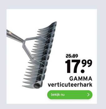 GAMMA Gamma verticuteerhark aanbieding