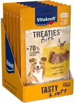 Bol.com Vitakraft Treaties Bits kip - 6x120 gram aanbieding